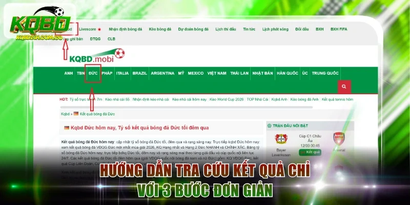 Hướng dẫn tra cứu kết quả chỉ với 3 bước đơn giản